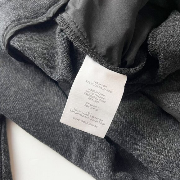 Cabi Capote Ponte Knit Trouser Pants Dark Gray Style 3107 Business - Size 4 - Picture 6 of 9
